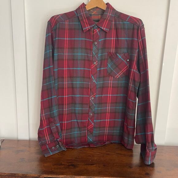 Marmot mens large flannel button down shirt - Picture 1 of 3